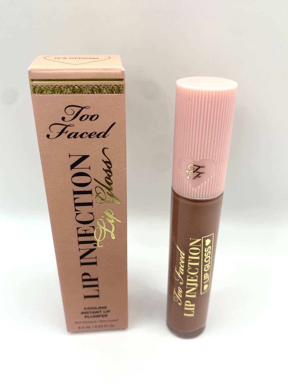 Too‎ Faced Lip Injection It's Official Cooling Instant Lip Plumper Lip Gloss New